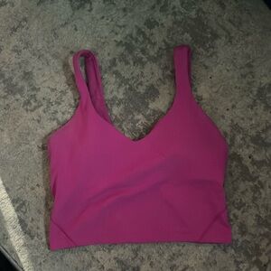 Lululemon sonic pink align tank.